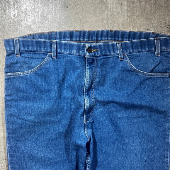 Vintage 90s Levi’s Orange Tab Jeans 40x38 Straight Leg Blue Denim - Picture 3 of 6